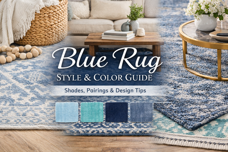 Blue Rug Color Guide: Choosing the Right Shade, Style, and Pairings