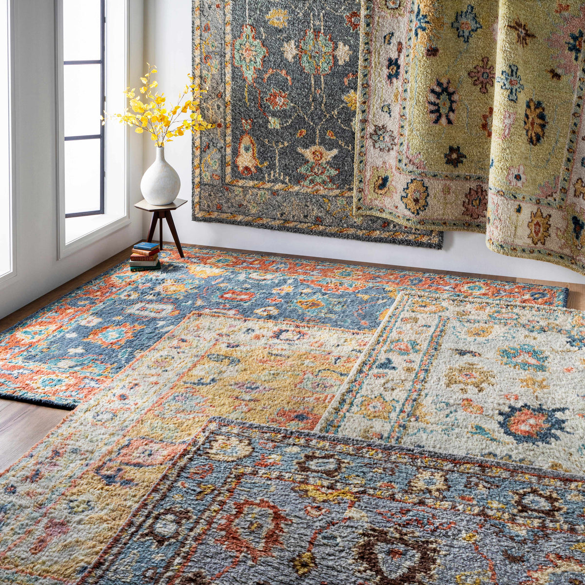 Floral Rugs | Floral Round Rugs & Runners | Boutique Rugs