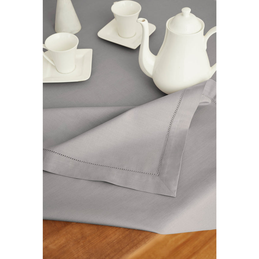 Cotton Linen Hemstitch Tablecloth