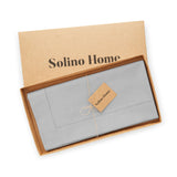 Cotton Linen Hemstitch Table Throw