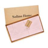 Cotton Linen Hemstitch Table Throw