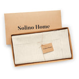 Classic Hemstitch Table Throw