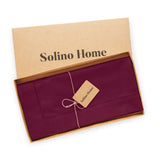 Cotton Linen Hemstitch Table Throw