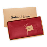 Classic Hemstitch Table Throw