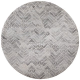 Feizy Asher Transitional Geometric - Taupe/Gray/Ivory Area Rug - Clearance