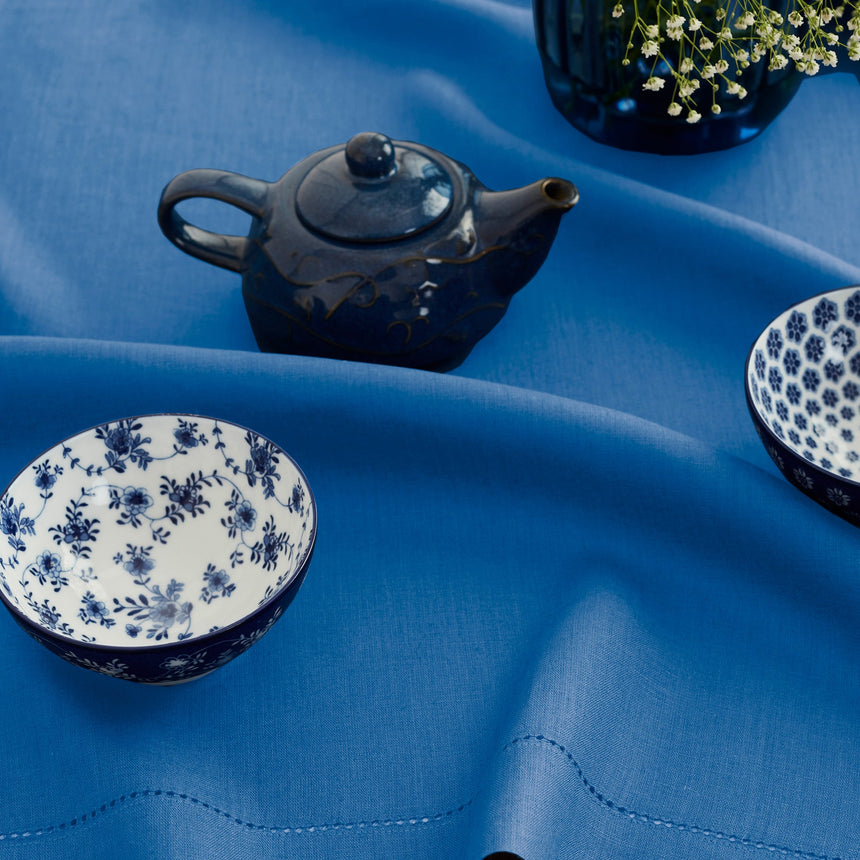 Classic Hemstitch Table Throw