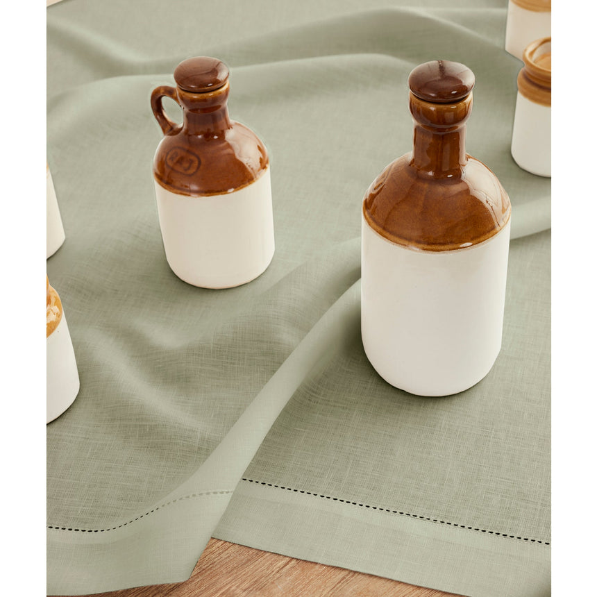 Classic Hemstitch Table Throw