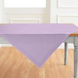 Cotton Linen Hemstitch Table Throw
