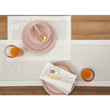Cotton Linen Hemstitch Table Runner