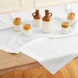 Classic Hemstitch Table Throw