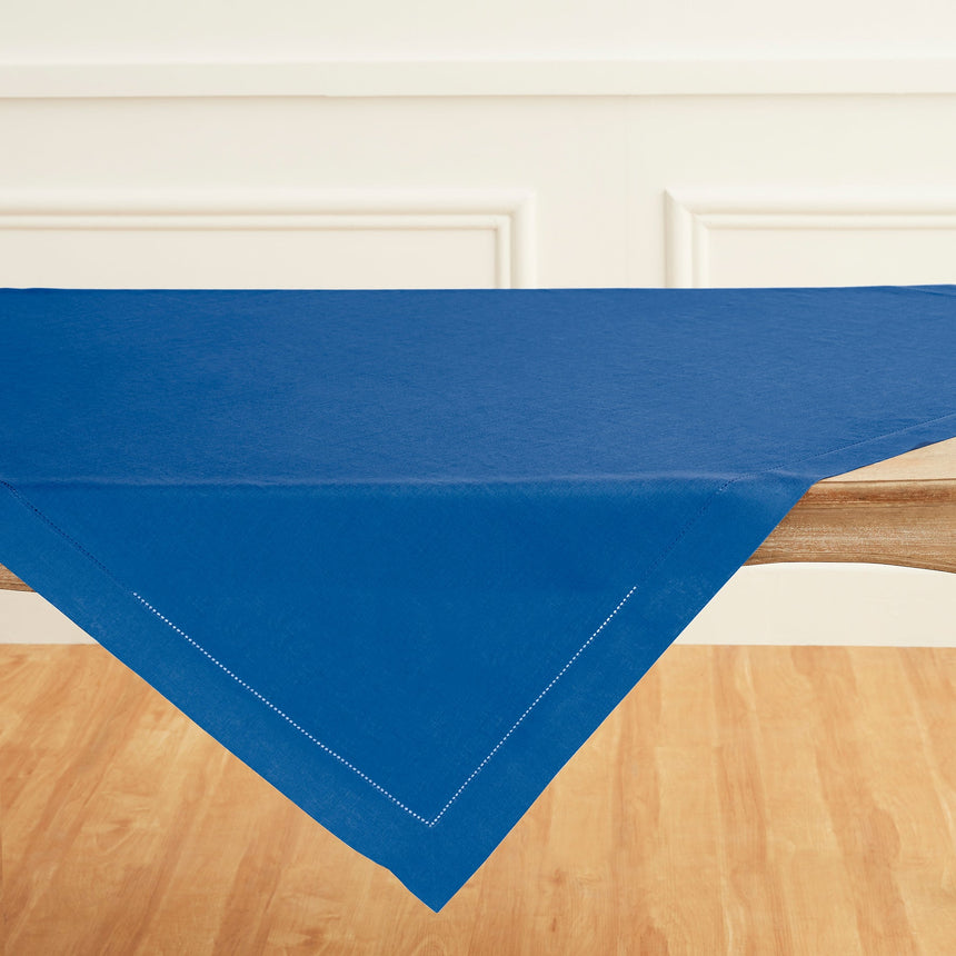 Classic Hemstitch Table Throw