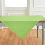 Cotton Linen Hemstitch Table Throw