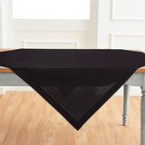 Cotton Linen Hemstitch Table Throw