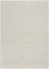 Close-up of the Nourison Natural Texture Ivory Beige Farmhouse Area Rug, showing its neutral color and textured design.