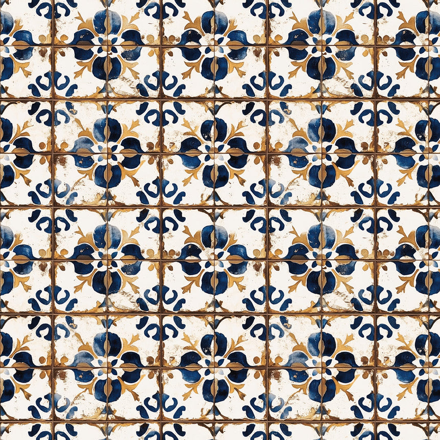 Sintra Blue and Gold Tile