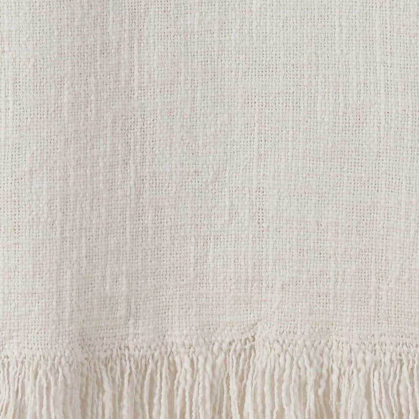 Mina Victory Lifestyle Stone Washed Cotton Ivory Indoor - Clearance