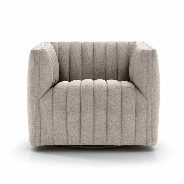 Four Hands Augustine Swivel Chair - Orly Natural