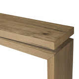 Four Hands Matthes Oak Console Table - Worn Oak Veneer