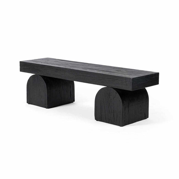 Four Hands Keane Bench - Reclaimed Black Elm