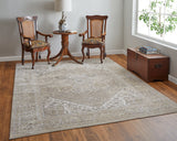 Feizy Celene Traditional Medallion - Brown/Ivory/Tan Area Rug
