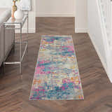 Nourison Passion Ivory Multicolor Modern Indoor Area Rug