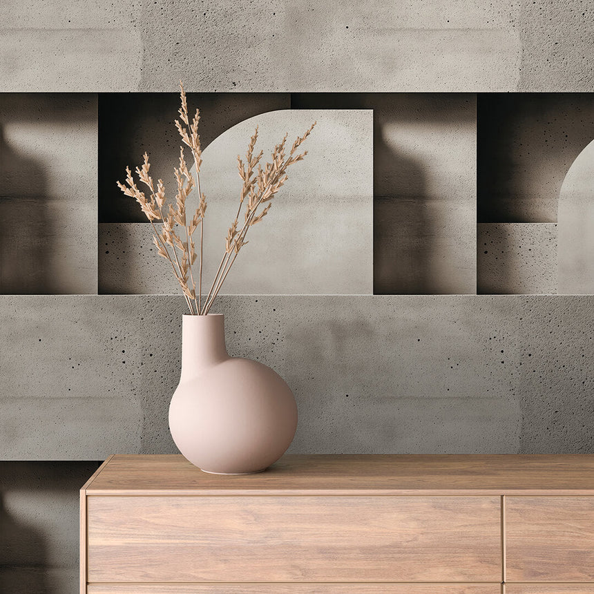 Urban Concrete Forms Mural