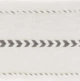 Mina Victory Lifestyle Braided Stripes Tass Grey Indoor Throw Pillow - Clearance