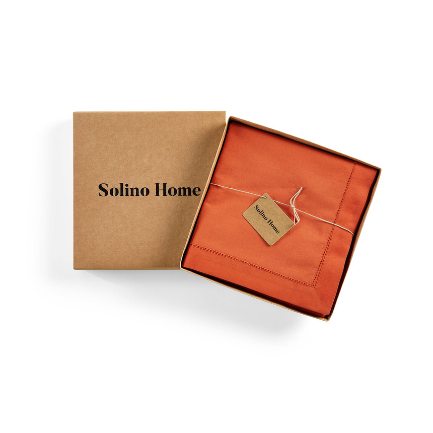 Cotton Linen Hemstitch Tablecloth