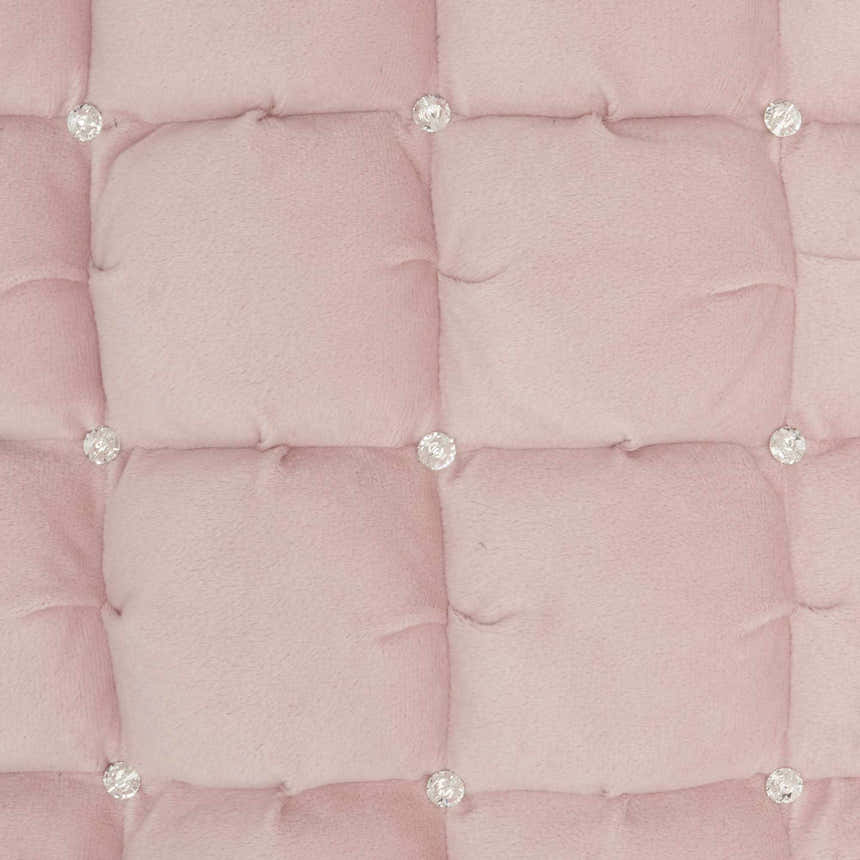 Mina Victory Sofia Quilted Swarovski Rose Indoor Throw Pillow - Clearance