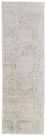 Feizy Truxel Modern Polka Dots - Tan/Brown Area Rug