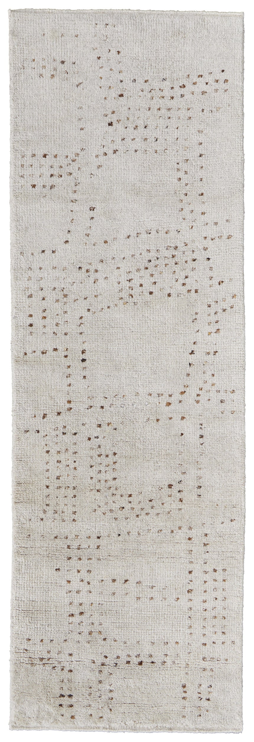 Feizy Truxel Modern Polka Dots - Tan/Brown Area Rug