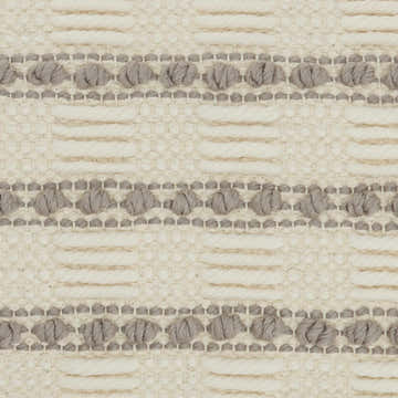 Mina Victory Lifestyle Woven Lines And Dots Lt Grey Indoor Throw Pillow