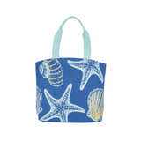 Mina Victory Handbags & Crossbody Sequin Sheashells Blue - Clearance