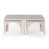 Four Hands Amara Coffee Table - Off White Oak