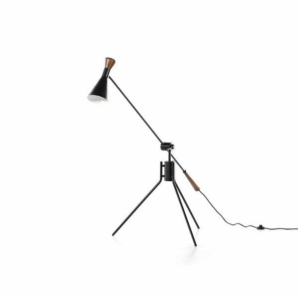 Four Hands Walt Floor Lamp - Powder Coated Black