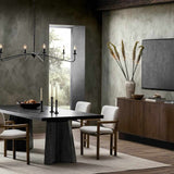 Four Hands Deluca Rug - Banded Cream