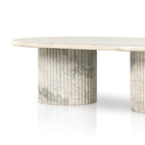 Four Hands Oranda Coffee Table - Polished White Marble w/ Sealant