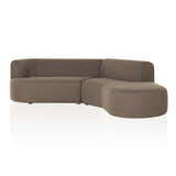 Four Hands Kipton 2-Piece Sectional - Gibson Mink