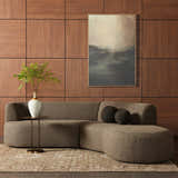 Four Hands Kipton 2-Piece Sectional - Gibson Mink