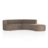 Four Hands Kipton 2-Piece Sectional - Gibson Mink