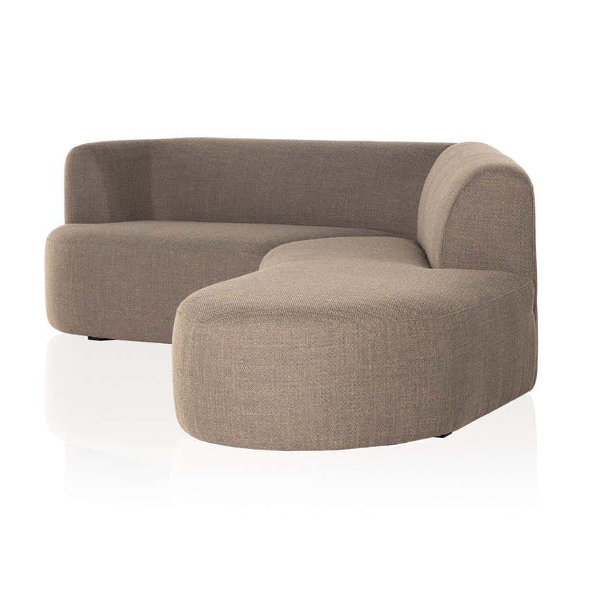 Four Hands Kipton 2-Piece Sectional - Gibson Mink