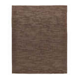 Close-up of the Four Hands Geist Rug - Akara Taupe. Taupe wool rug with subtle, textured stripes. Hand-loomed construction. Design-Rectangle