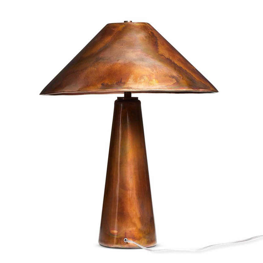 Four Hands Brown Asher Table Lamp