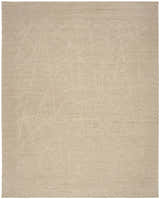 Close-up of the Calvin Klein CK044 Wander Natural Rug. Features a geometric line pattern and woven texture.