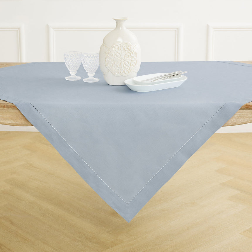 Classic Hemstitch Table Throw