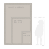 WAFFLE KNIT RECEIVING BLANKETS