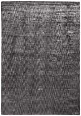 Close-up of Feizy Marlowe Modern Chevron rug in gray and taupe. Hand-woven viscose and cotton with a subtle chevron pattern. Design-Rectangle