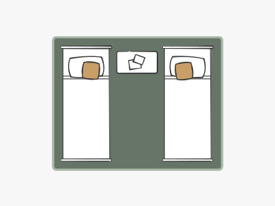 2 Twin Beds