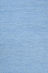 Blue Chevron Pattern Dhurrie Wool Area Rug