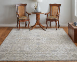 Feizy Celene Traditional Bordered - Ivory/Tan/Gray Area Rug